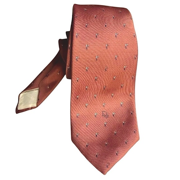 Vintage Christian Dior Necktie Tie  Classic Elegant Timeless Silk Blend - Picture 1 of 9
